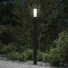 vidaXL Bolderarmatuur met stopcontact 110 cm Zwart IP44