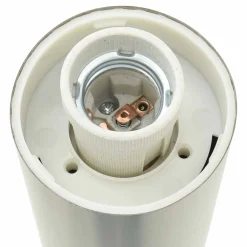 vidaXL Bolderarmatuur met stopcontact 50 cm RVS IP44