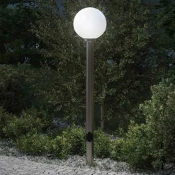 vidaXL Bolderarmatuur met stopcontact 120 cm RVS IP44
