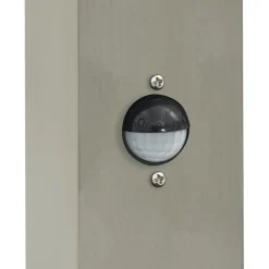 vidaXL Bolderverlichting met sensor 3 stuks 50 cm RVS IP44