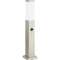vidaXL Bolderverlichting met sensor 3 stuks 50 cm RVS IP44