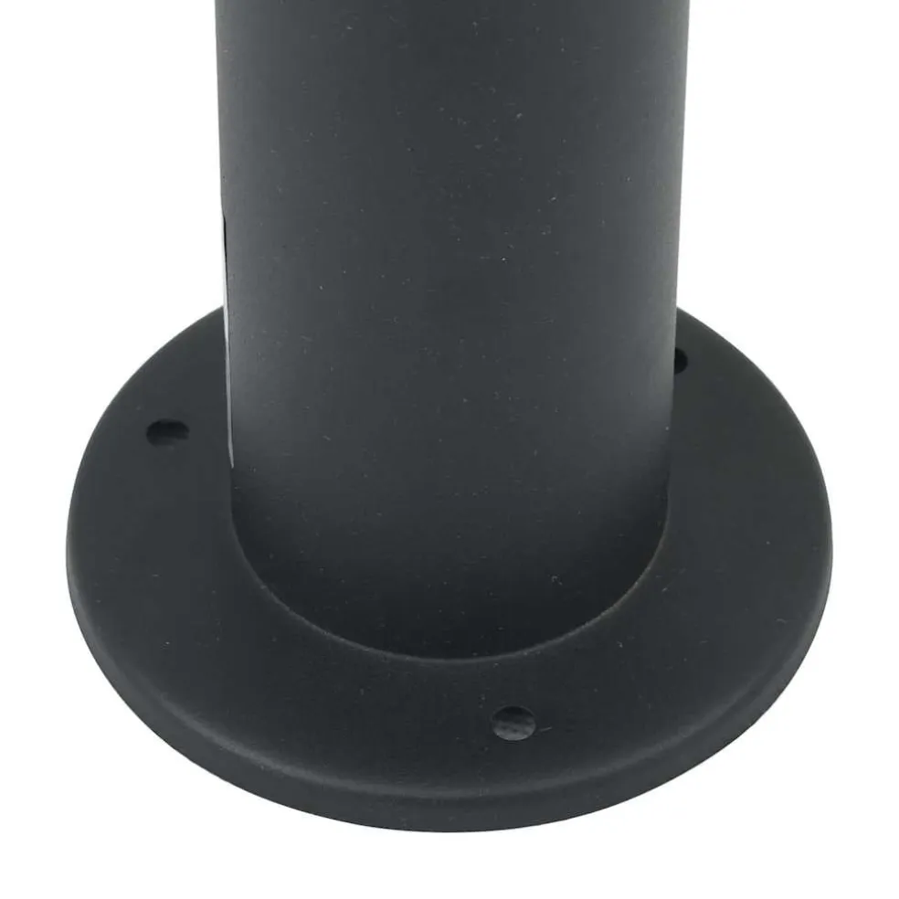 vidaXL Bolderverlichting met sensor 3 stuks 120 cm Zwart IP44