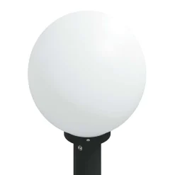 vidaXL Bolderverlichting met sensor 3 stuks 120 cm Zwart IP44