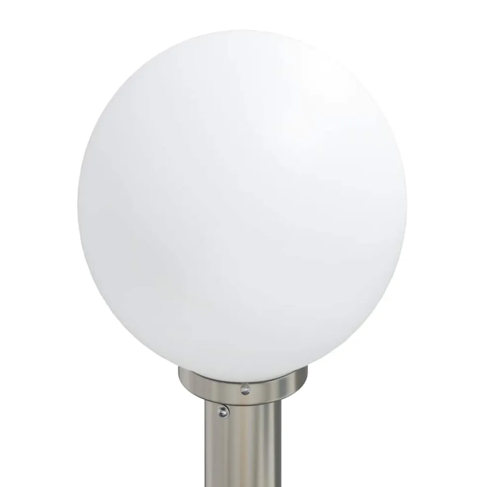 vidaXL Bolderverlichting met stopcontact 3 stuks 80 cm RVS IP44