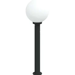 vidaXL Bolderverlichting met sensor 80 cm zwart IP44