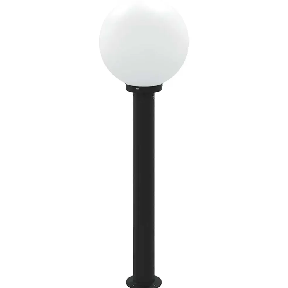 vidaXL Bolderverlichting met sensor 80 cm zwart IP44