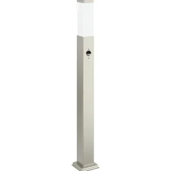 vidaXL Bolderverlichting met sensor 80 cm RVS IP44