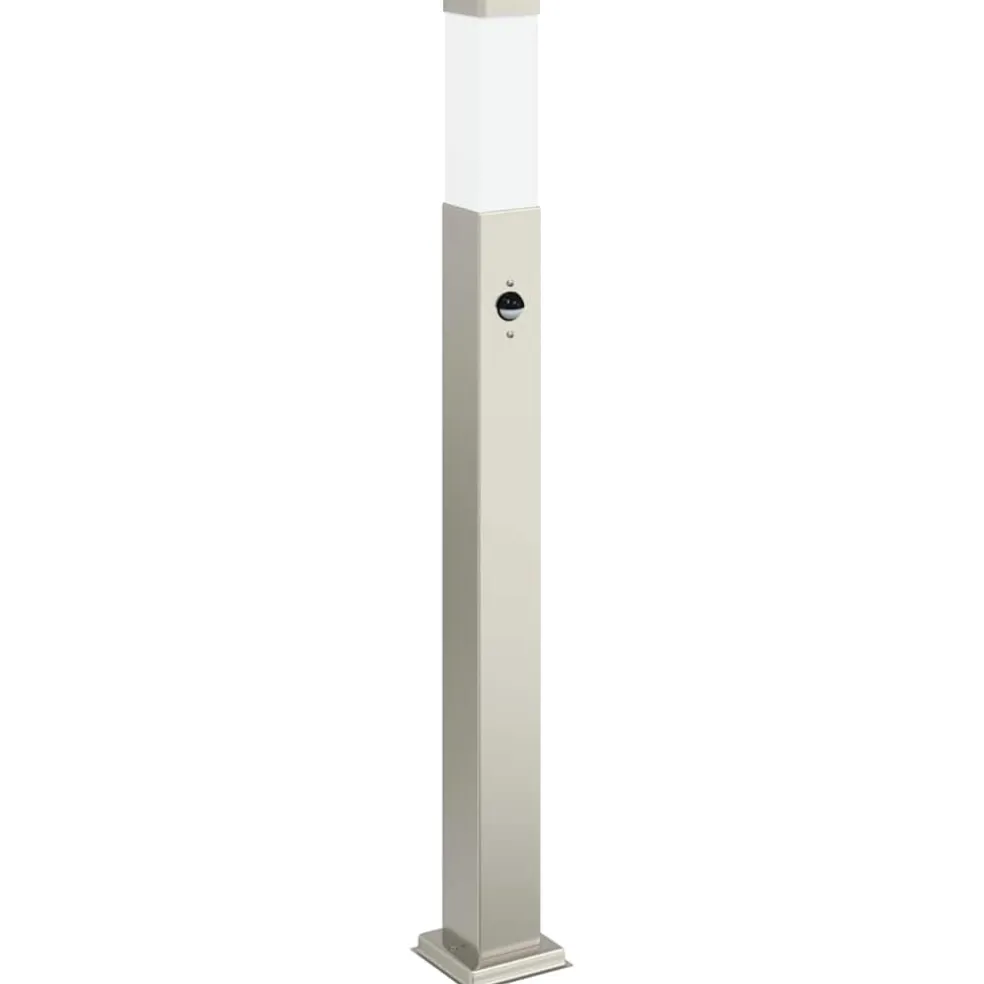 vidaXL Bolderverlichting met sensor 80 cm RVS IP44