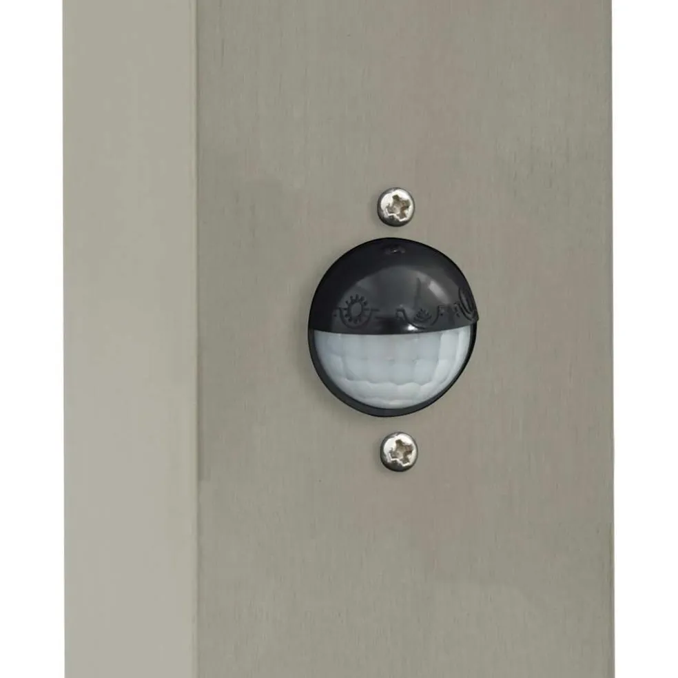 vidaXL Bolderverlichting met sensor 80 cm RVS IP44