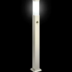vidaXL Bolderverlichting met sensor 80 cm RVS IP44
