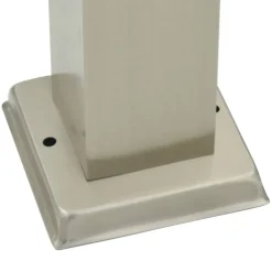 vidaXL Bolderverlichting met stopcontact 3 stuks 110 cm RVS IP44