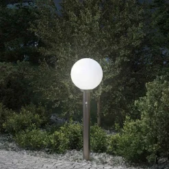 vidaXL Bolderverlichting met sensor 80 cm RVS IP44