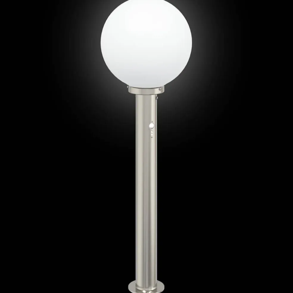 vidaXL Bolderverlichting met sensor 80 cm RVS IP44
