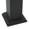 vidaXL Bolderverlichting met sensor 3 stuks 110 cm Zwart IP44