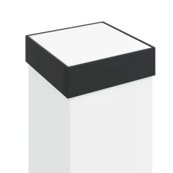 vidaXL Bolderverlichting met sensor 3 stuks 110 cm Zwart IP44