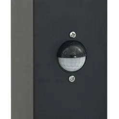 vidaXL Bolderverlichting met sensor 3 stuks 110 cm Zwart IP44