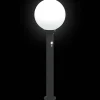 vidaXL Bolderverlichting met sensor 3 stuks 80 cm Zwart IP44