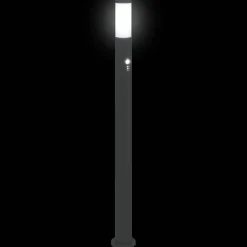 vidaXL Bolderverlichting met sensor 110 cm roestvrij staal IP44