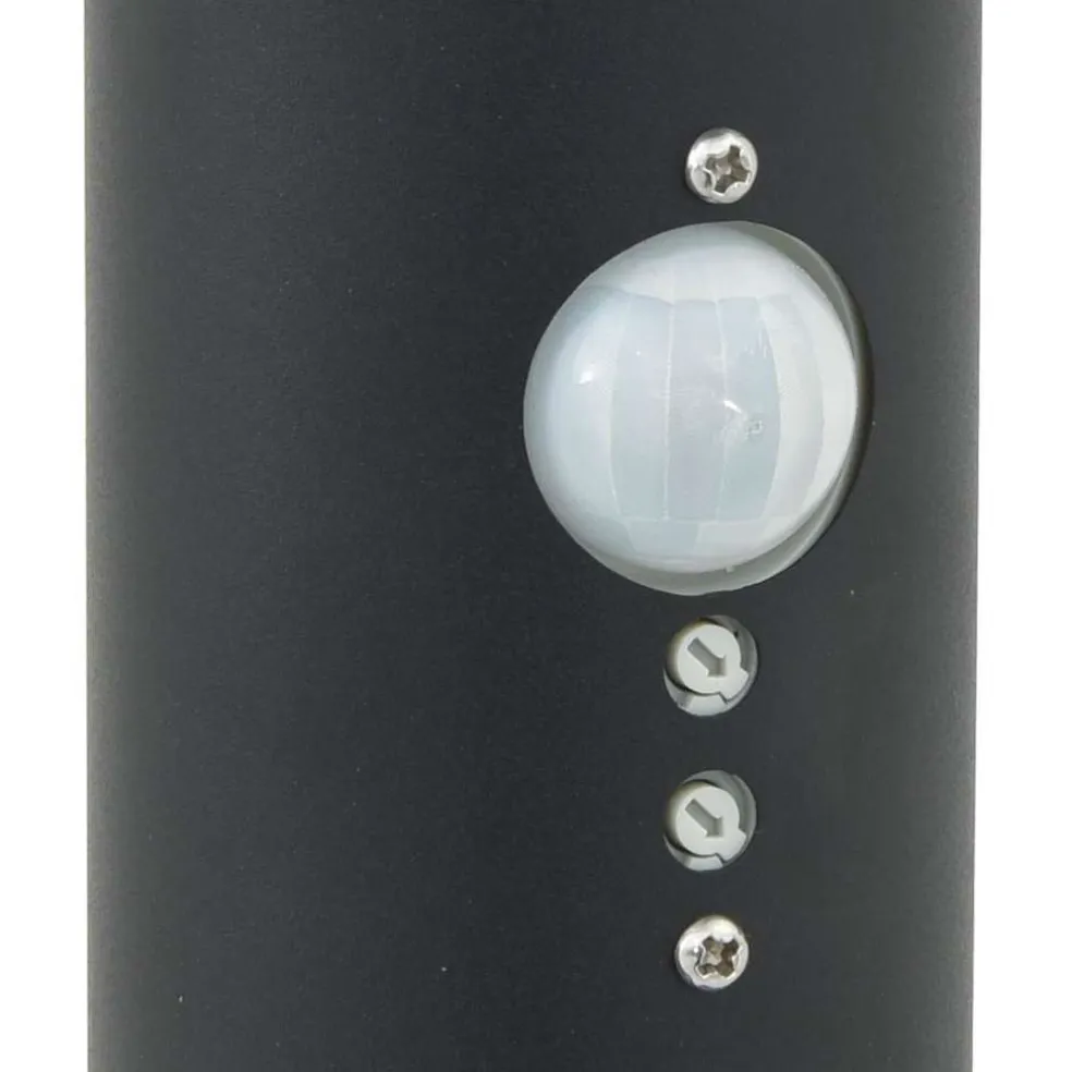 vidaXL Bolderverlichting met sensor 110 cm roestvrij staal IP44