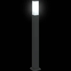 vidaXL Bolderverlichting 3 stuks 80 cm Zwart IP44