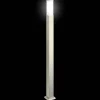 vidaXL Bolderverlichting 3 stuks 110 cm RVS IP44
