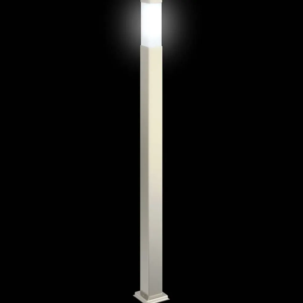 vidaXL Bolderverlichting 3 stuks 110 cm RVS IP44