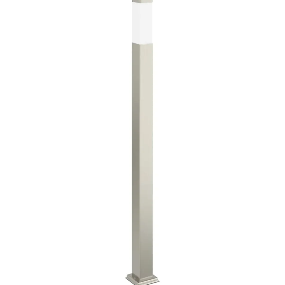 vidaXL Bolderverlichting 3 stuks 110 cm RVS IP44