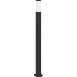 vidaXL Bolderverlichting 3 stuks 110 cm Zwart IP44
