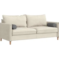 vidaXL Bolster Kussens 2 st Stof Donkergrijs Ø 15 x 40 cm