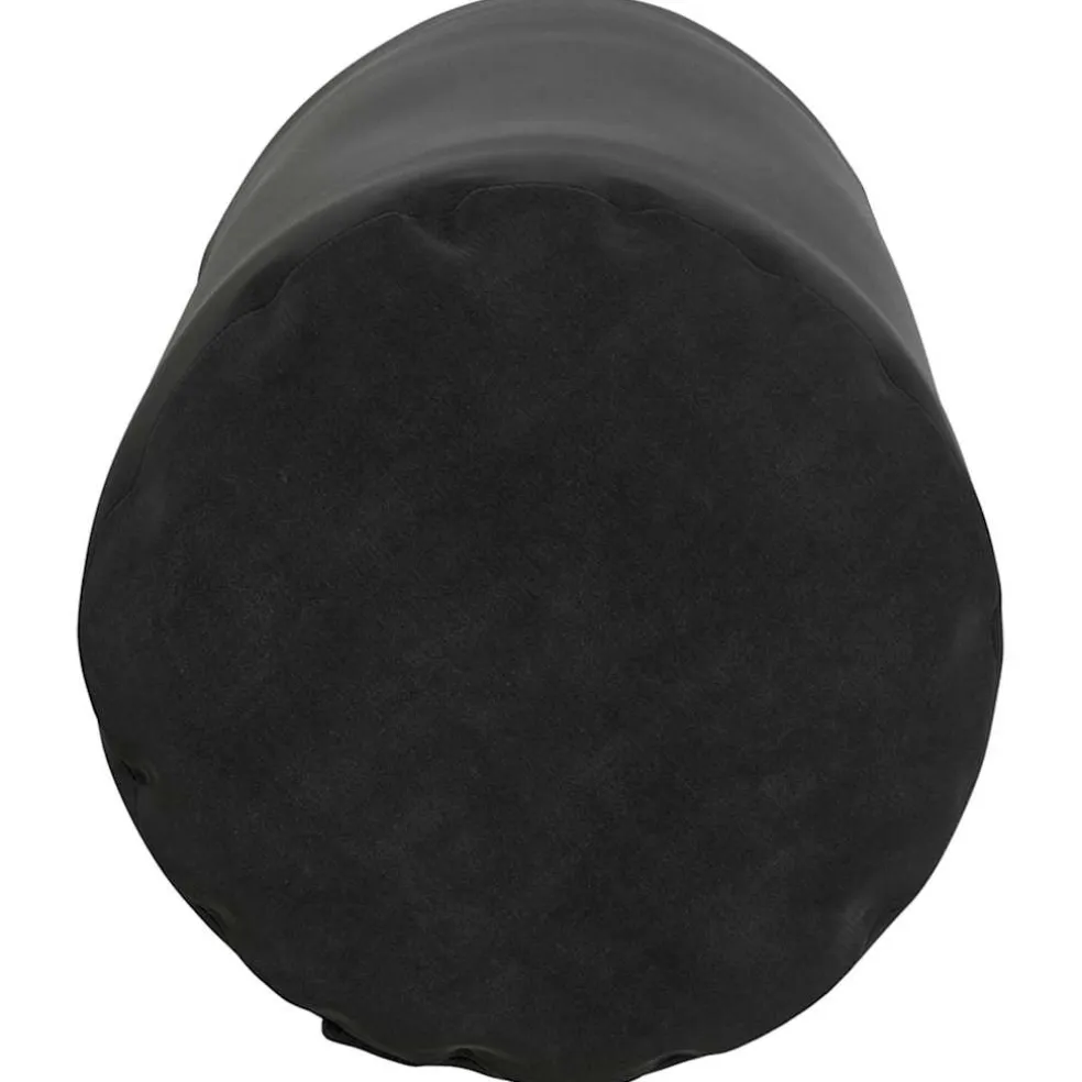 vidaXL Bolster Kussens 2 stuks Zwart Ø 15 x 40 cm Cordstof