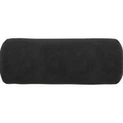 vidaXL Bolster Kussens 2 stuks Zwart Ø 15 x 40 cm Cordstof