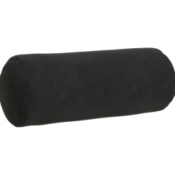 vidaXL Bolster Kussens 2 stuks Zwart Ø 15 x 40 cm Cordstof