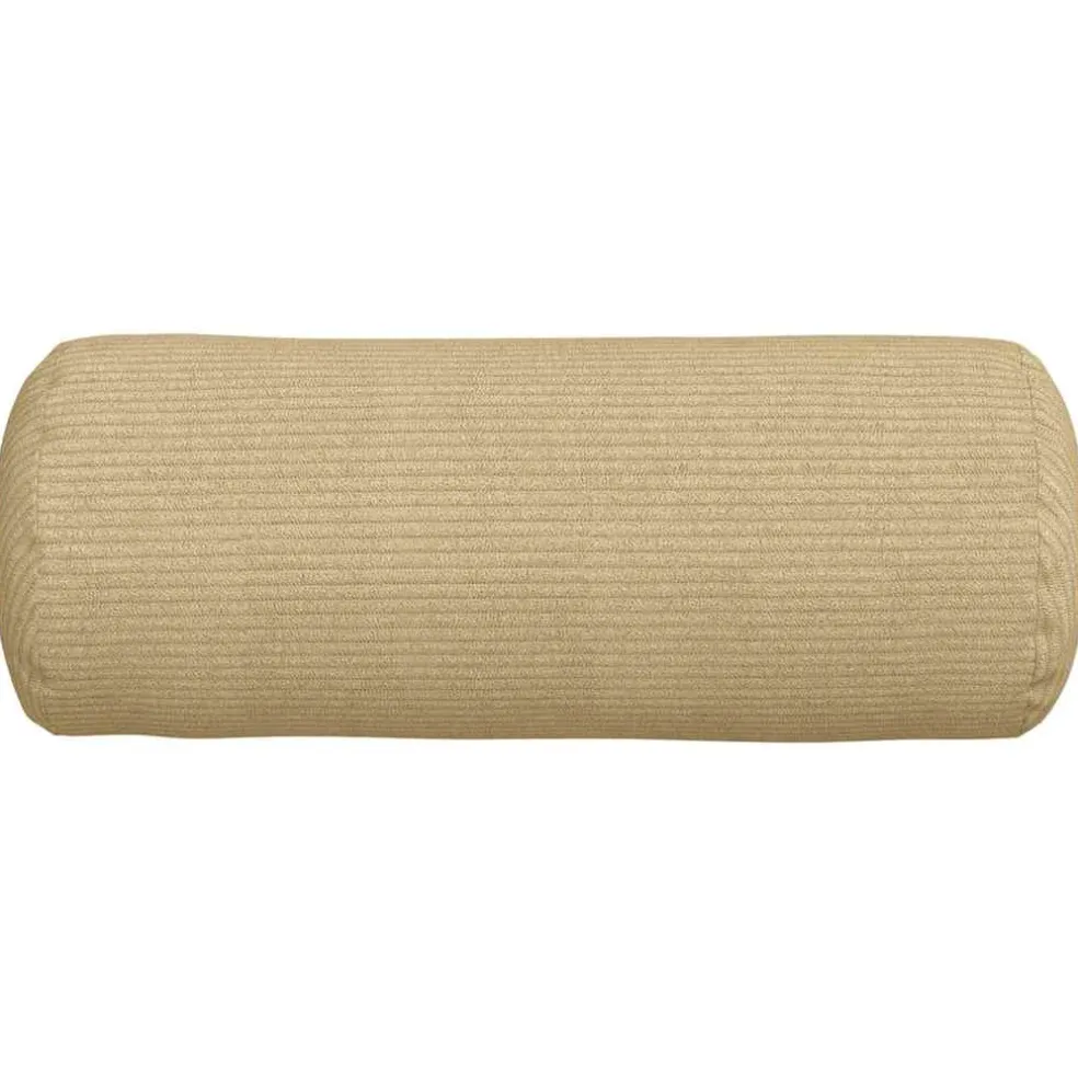 vidaXL Bolster Kussens 2 stuks Grijs groen Ø 15 x 40 cm Cordstof