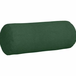 vidaXL Bolster Kussens 2 stuks Donkergroen Ø 15 x 40 cm Cordstof