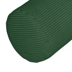 vidaXL Bolster Kussens 2 stuks Donkergroen Ø 15 x 40 cm Cordstof