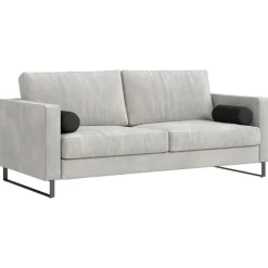vidaXL Bolster Kussens 2 stuks Zwart Ø 15 x 40 cm Microvezel Stof