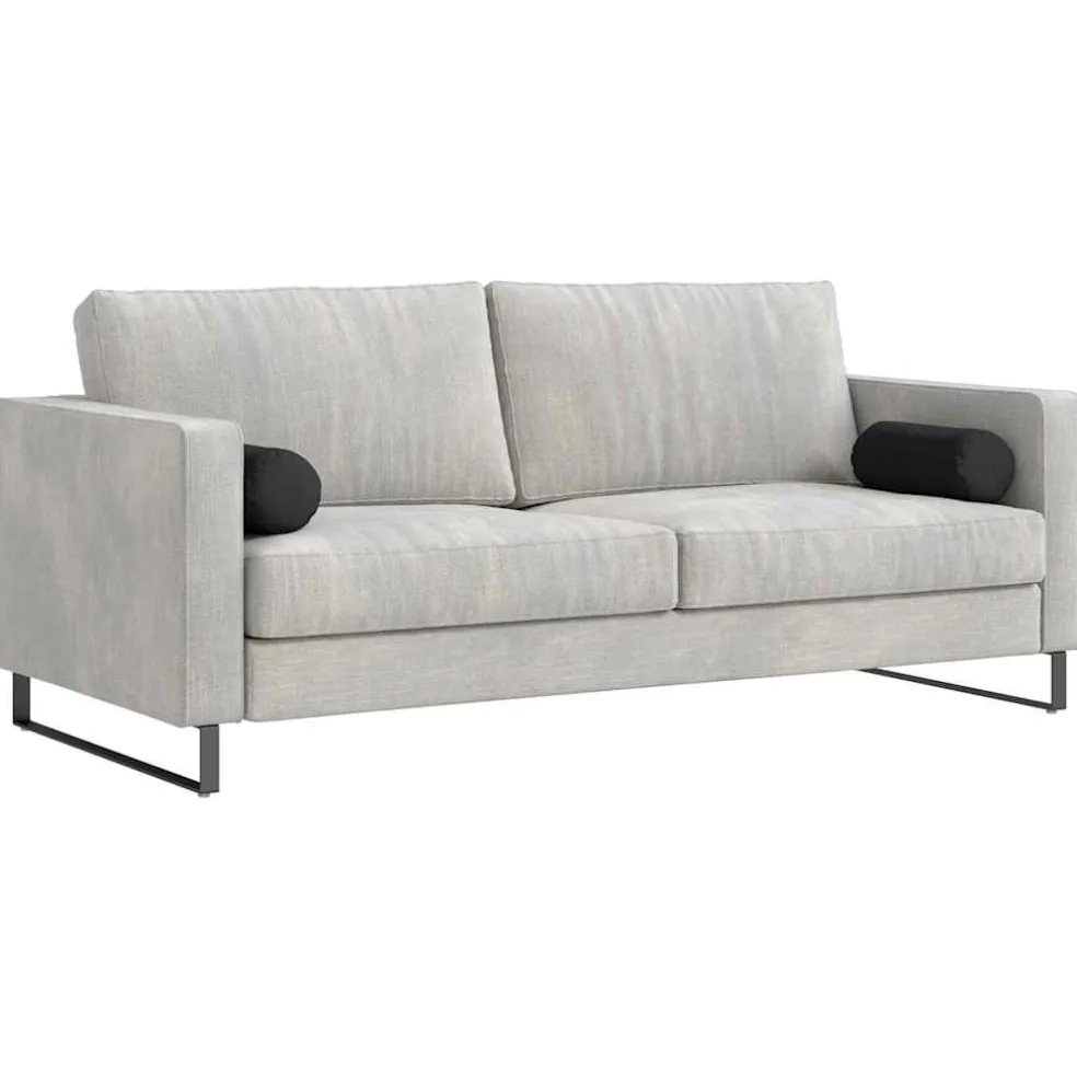 vidaXL Bolster Kussens 2 stuks Zwart Ø 15 x 40 cm Microvezel Stof