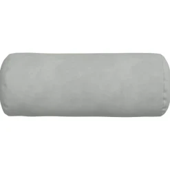 vidaXL Bolster Kussens 2 stuks Lichtgrijs Ø 15 x 40 cm Cordstof