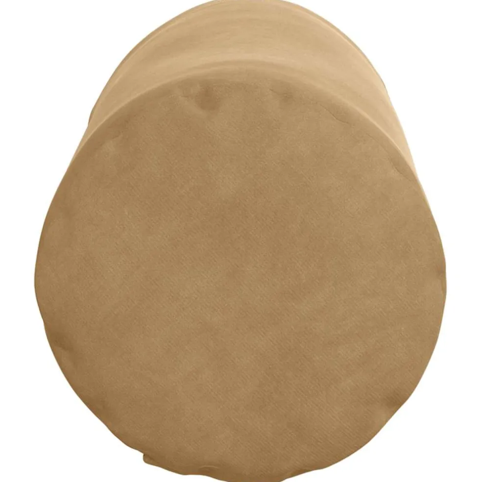 vidaXL Bolster Kussens 2 stuks Bruin Ø 15 x 40 cm Cordstof