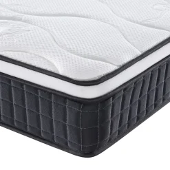 vidaXL Bonell pocketvering matras Medium 80 x 200 cm Wit