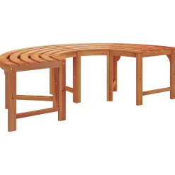 vidaXL Boom bank 4 -Seater 160 x 80 x 45cm Massief Eucalyptus Hout
