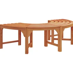 vidaXL Boom bank 4 -Seater 160 x 80 x 45cm Massief Eucalyptus Hout