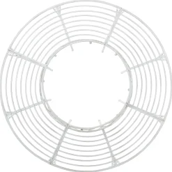 vidaXL Boom bank 8 -zits Ø 160 x 89 cm steel Antiek wit Rond