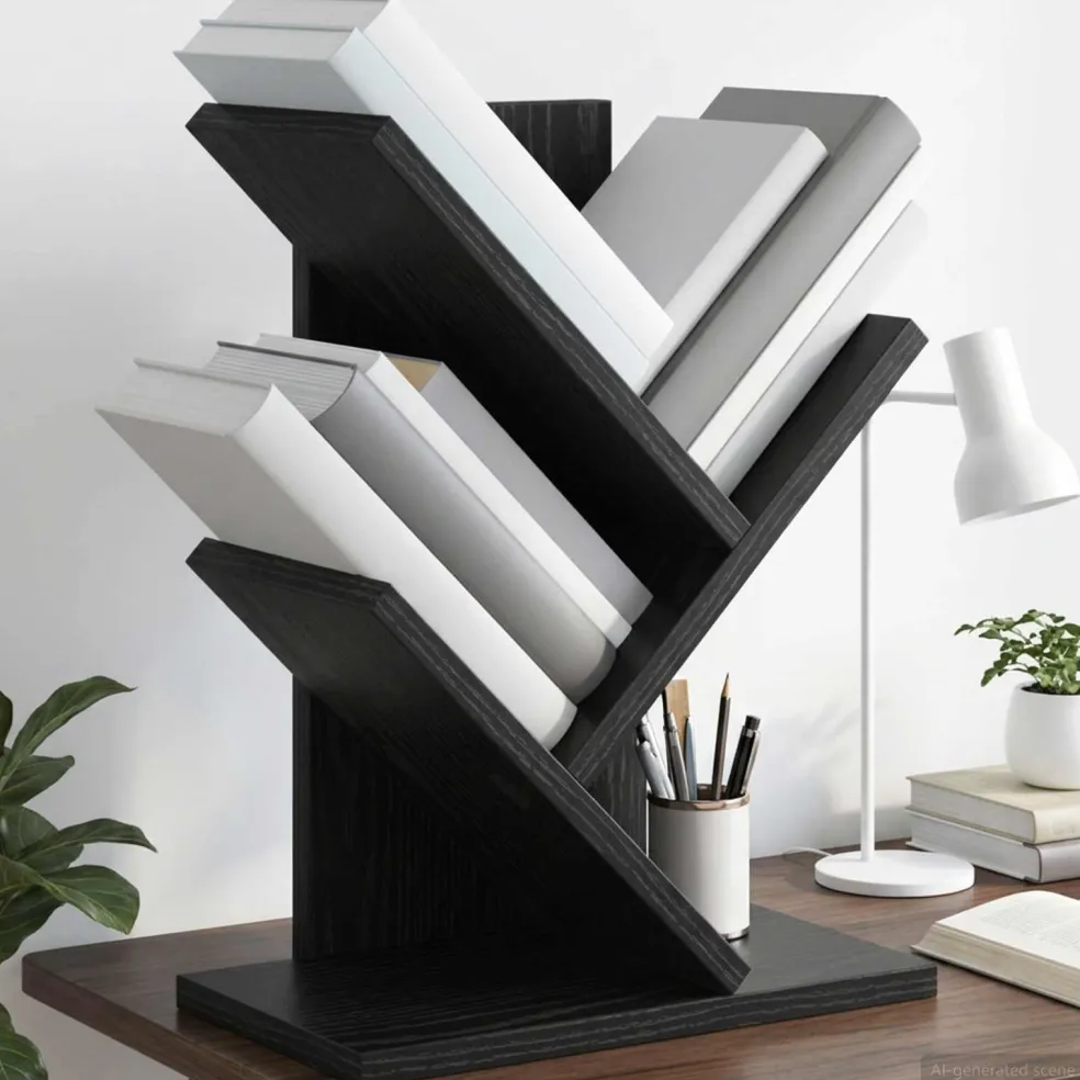 vidaXL Boomvormige boekenplank met 3 planken 30 x 18 x 40 cm