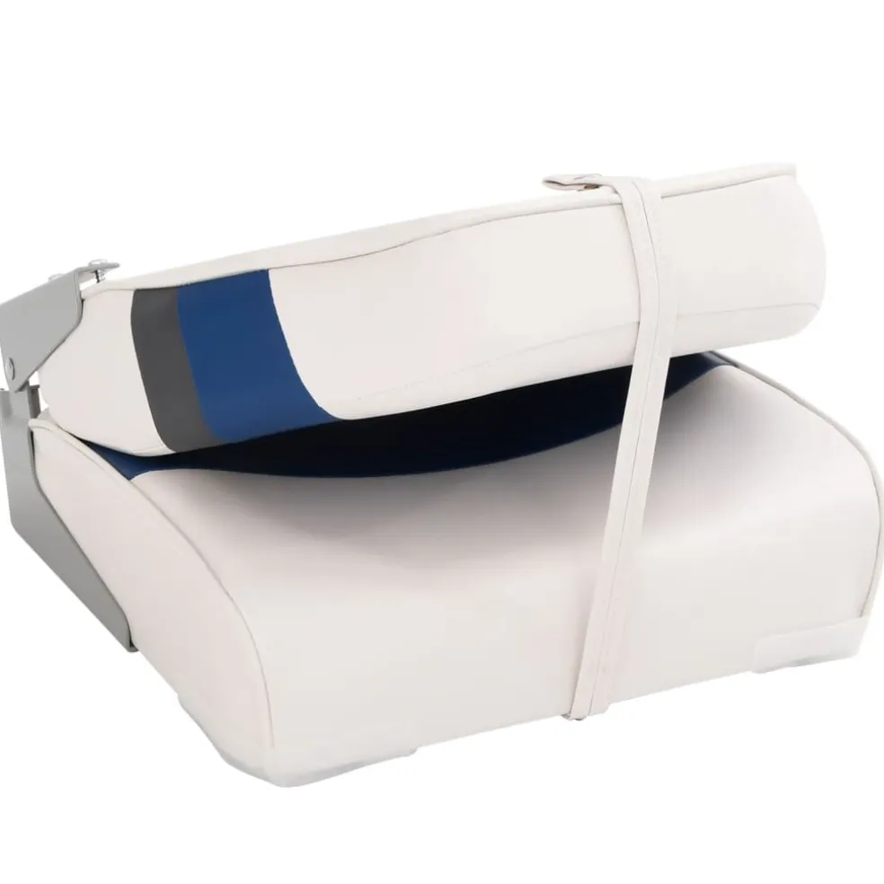vidaXL Bootstoelen 2 st inklapbaar met hoge rugleuning 44x38x55 cm