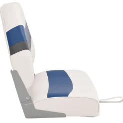 vidaXL Bootstoelen 2 st inklapbaar met hoge rugleuning 44x38x55 cm