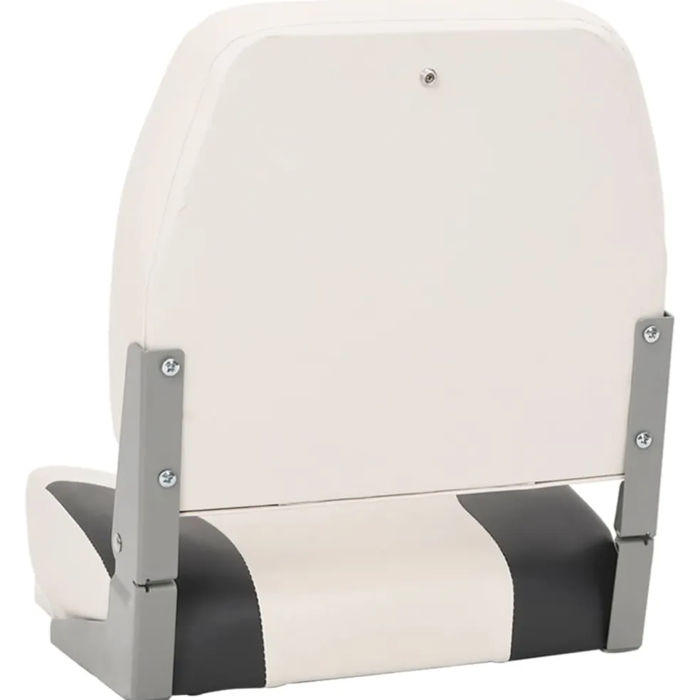 vidaXL Bootstoelen 2 st inklapbaar met hoge rugleuning 41x36x48 cm