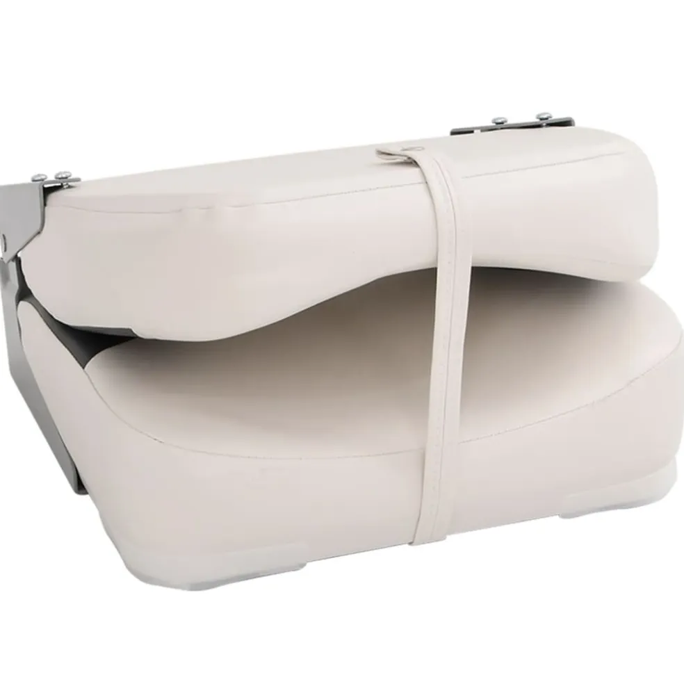 vidaXL Bootstoelen 2 st inklapbaar met hoge rugleuning 41x36x48 cm