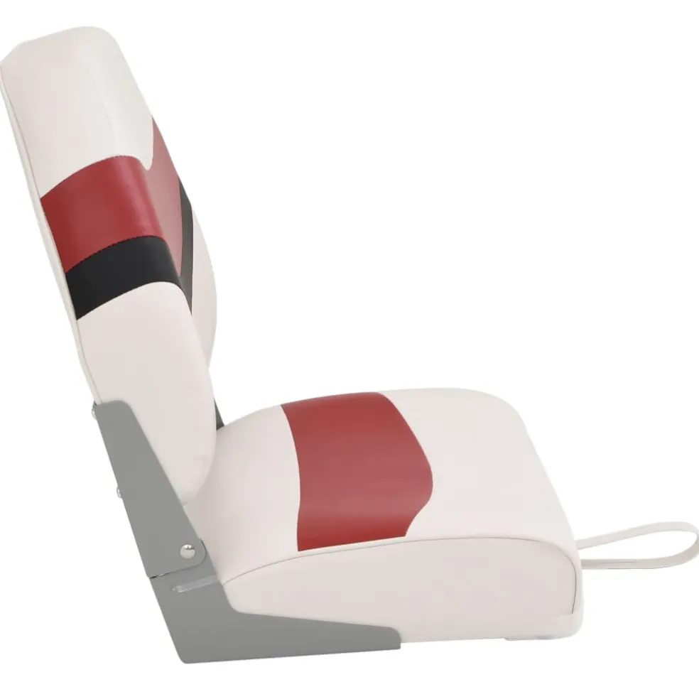 vidaXL Bootstoelen 2 st inklapbaar met hoge rugleuning 44x38x55 cm