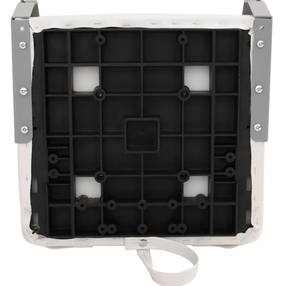 vidaXL Bootstoelen 2 st inklapbaar met hoge rugleuning 44x38x55 cm